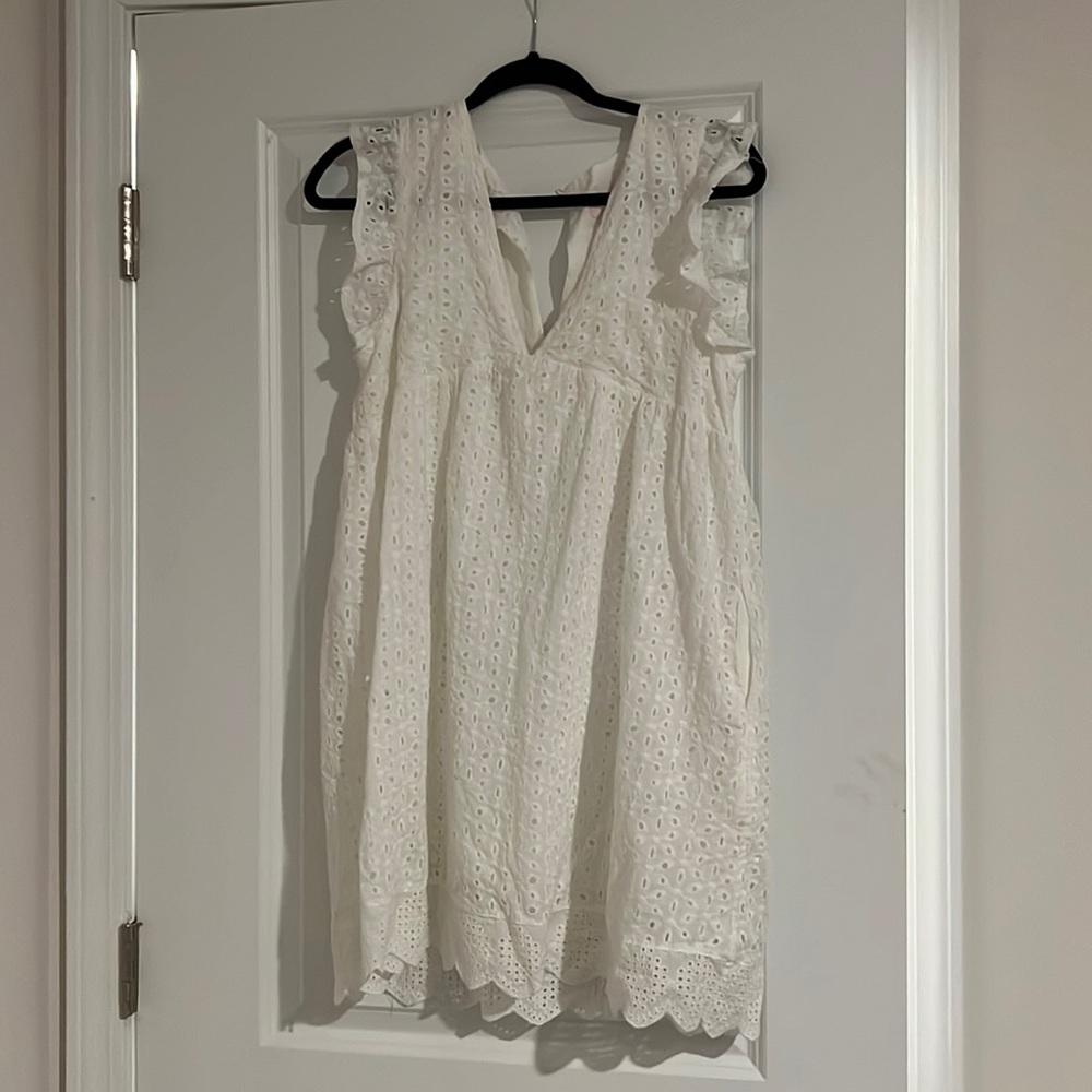 Pink Lily smock dress